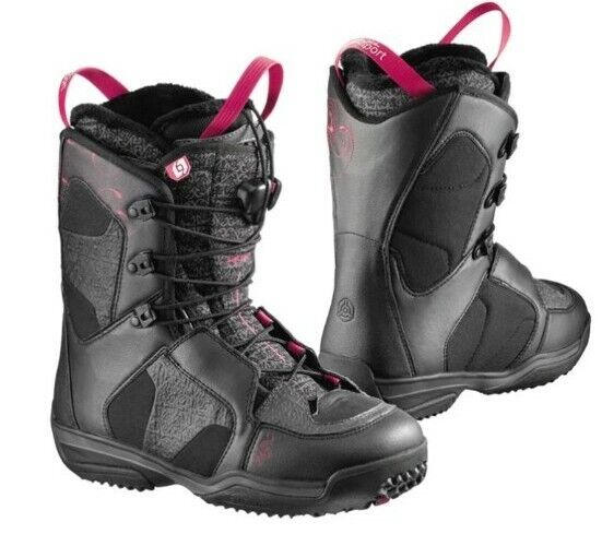 2009 Salomon Ivy Custom Fit Sport Snowboard BOOTS Womens 7 Pink