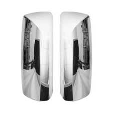 Truck Chrome Door Mirror Cover pair For Volvo VNL 2004-2017 LH+RH Side