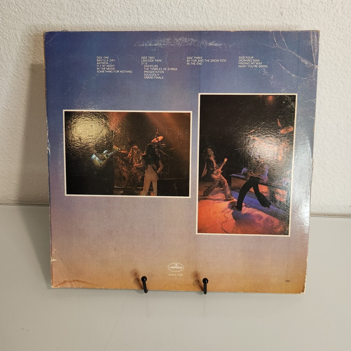 激レア！Disciples / The Rush RUSH All The World's A Stage Trifold Double LP 1976 Mercury