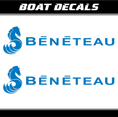 Calcomanía Beneteau Pegatina barco 60" XXL barco yate reemplazo logotipo vinilo ORACAL - Imagen 11 de 12