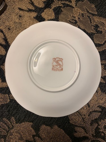 Clarence Tea Cup and Saucer - Yellow and Purple Flowers - Good Condition! - Picture 8 of 8