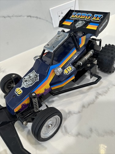 Sears Lobo II RC 2wd Frame Buggy Navy Body Nikko Rare 80s Vintage RTR - Picture 14 of 19