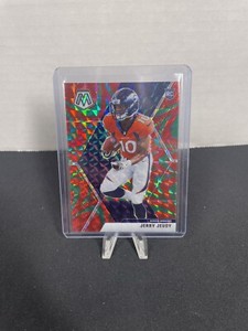 Jerry Jeudy Rookie 2020 Panini Mosaic Football Reactive Blue Prizm #206 RC