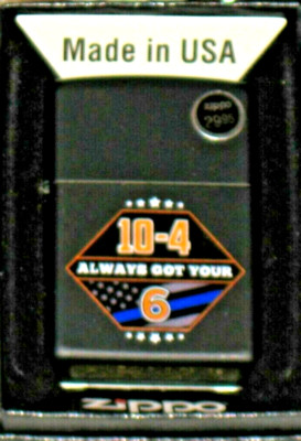 New Windproof ZIPPO USA Oi Lighter Trucker 18 Wheeler 07207 CB Always Got Your 6
