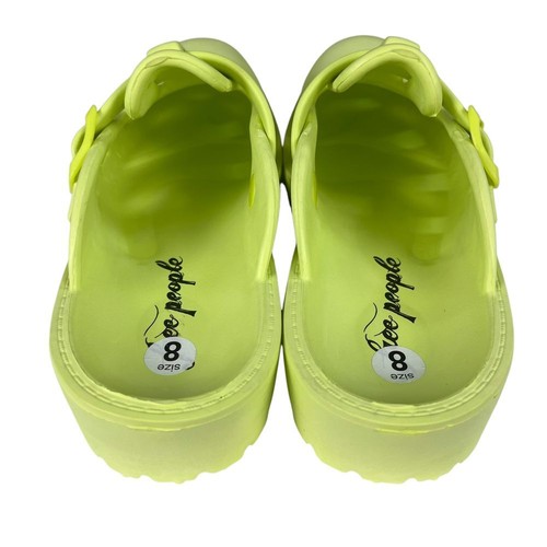 Free People Karlie Green Buckle Clog Womens Size 8 - Picture 6 of 11