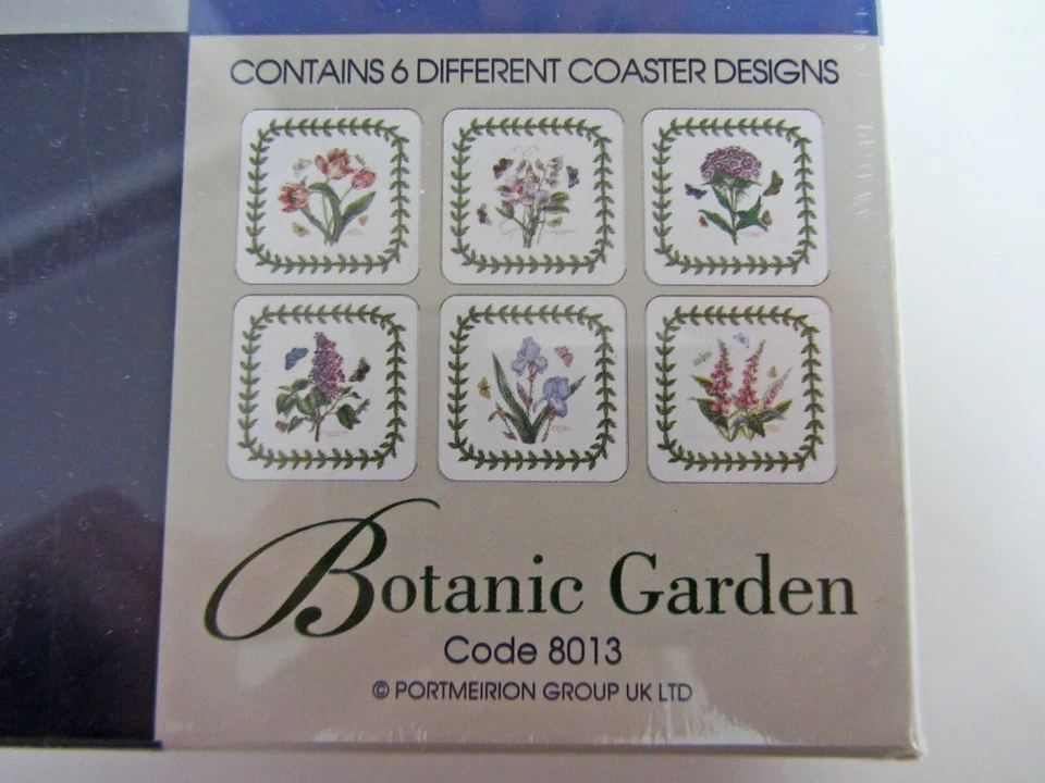JUEGO POSAVASOS JARDÍN BOTÁNICO PORTMEIRION-6 Diseños Originales Diferentes NUEVO Foto 4 de 4