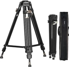 SmallRig AD-80 FreeBlazer Heavy-Duty Tripod, 71" Video Tripod with 75mm Bowl
