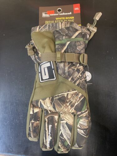 BANDED Men's White River Insulated Waterproof Hunting Gloves Size 2XL.  Max 7 - Afbeelding 1 van 1