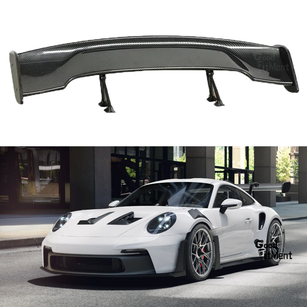 For Porsche 911 GT3 RS Coupe 46" Carbon Fiber Rear Trunk Spoiler GT Wing Racing