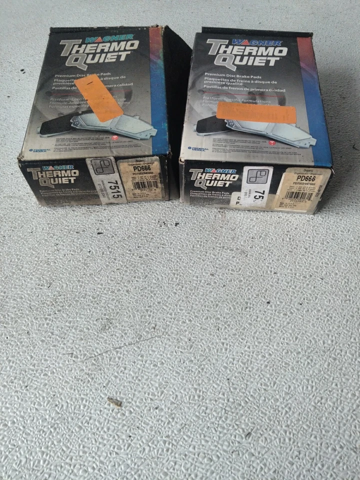 Комплект колодок дискового тормоза ThermoQuiet колодка дискового тормоза Wagner MX666 - Изображение 2 из 3