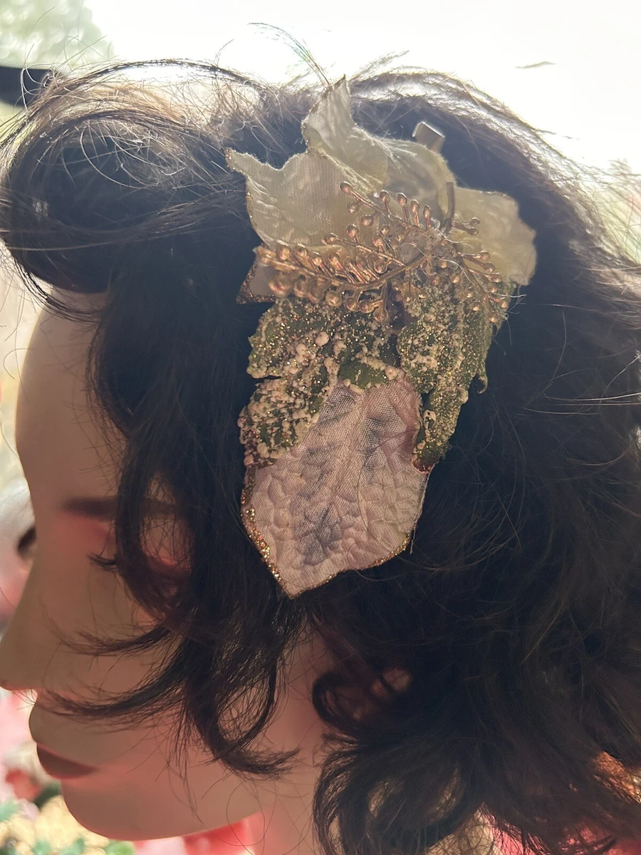 Vintage hair on sale flower clips