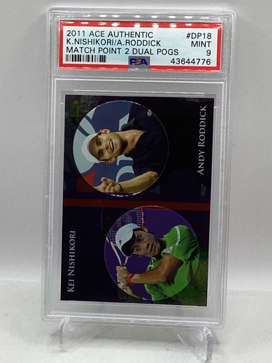 2011 Ace Authentic Match Point 2 - Dual Pogs Andy Roddick, Kei