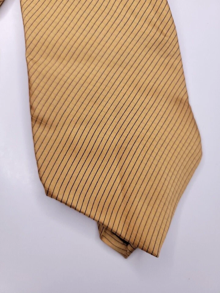 Corbata formal Perry Ellis Portfolio para hombre 57"Lx4"W bronceada Foto 2 de 4