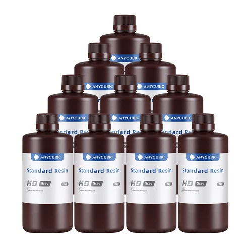 10KG ANYCUBIC HD Grau UV Resin Standard Grey UV Harz für LCD 3D Drucker M3 M5