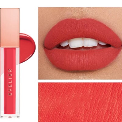 EVELIER 2in1 Lipstick and Lipgloss 30 (Strawberry Creme) Hydrating All Day Cove