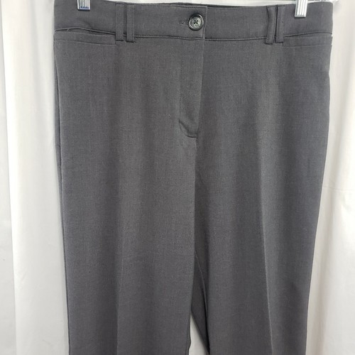 Counterparts Women's Gray Dress Pants size 10 Straight Leg - Picture 2 of 8