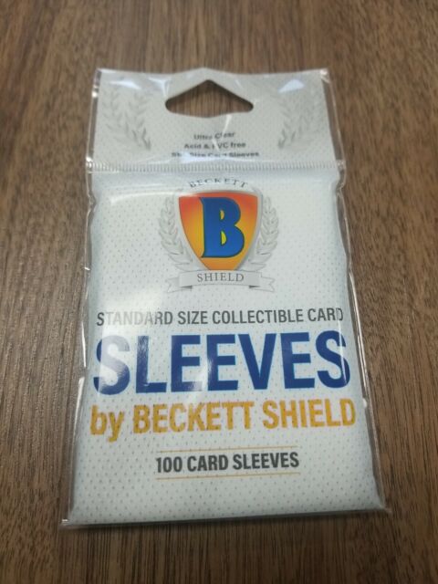 10 Packs Beckett Shield Clear Soft Card Sleeves