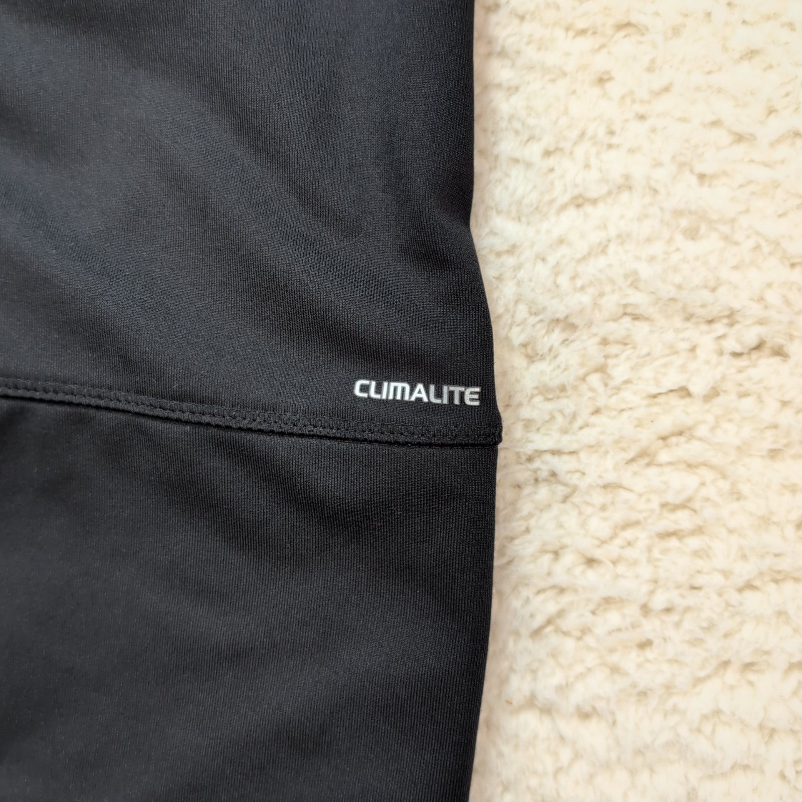 Adidas Climalite Full Zip Running Jacket Black Gr… - image 9