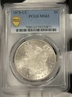 1878-CC Morgan Silver Dollar $1 PCGS MS63 Semi Key Date Carson City Mint BU Coin