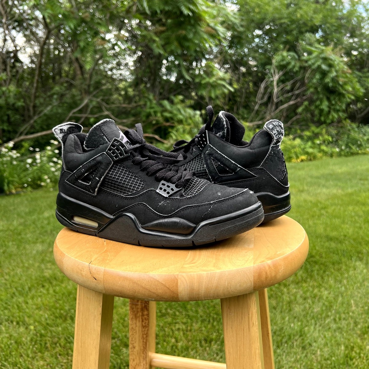 Size 9 - Air Jordan 4 Retro 2006 Black Cat for sale online | eBay