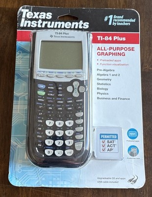 NEW Texas Instruments TI-84 Plus Graphing Calculator 10-Digit LCD - FREE SHIP!