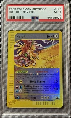 2003 Pokemon Skyridge # 149 Ho-Oh Reverse Foil PSA 9 Card MINT