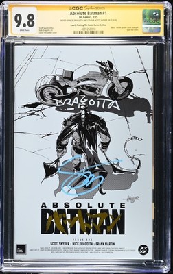 Absolute Batman #1 AKIRA Variant - CGC 9.8  Signed Snyder + Dragotta