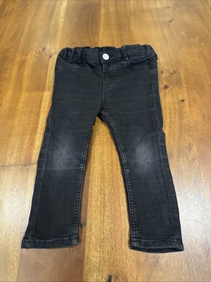 Jeans Hose Gr.86 von H&M für Jungen Schwarz