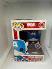 Funko Pop Marvel Universe Captain America #06 Vinyl Bobble Head Vaulted