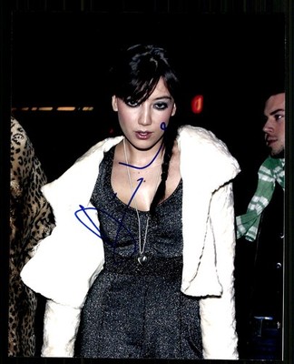 Daisy Lowe Groß Foto Original Signiert Model + G 52383