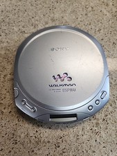 Vintage Sony D-E220 CD Walkman Portable Silver Compact Disc Player ESPMAX