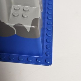 Lego Gray Blue Raised Baseplate - El Dorado Fort 6276/Trading Post Lego 6277