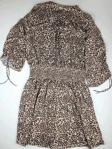 Commonry Dress Size 18 Go Anywhere Animal Print Gathered Sleeve RRP $189.95 - Picture 8 of 11