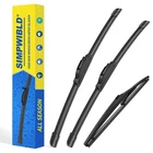 Toyota RAV4 Windshield Wiper Blades Replacement Set 24 17" 12" 3 Pack"
