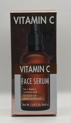 Spa Cosmetics Vitamin C Face Serum 1.69 oz W/Dead Sea Minerals 50ml
