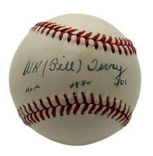 Bill Terry HOF Signed/Inscribed ONL Baseball New York Giants RARE PSA/DNA 203490