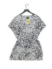 New Look A-Linie Midikleid S in weiß