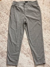 H-m Men's Grey and Brown Trousers