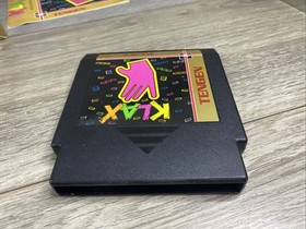 Vintage 1990 Nintendo NES Tengen KLAX Complete Game + Sleeve + Original Box