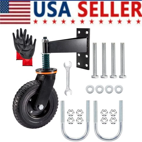 8 Inch Heavy Duty Fence Gate Wheel, Suitable for Metal Tube Gate, Wooden Door...