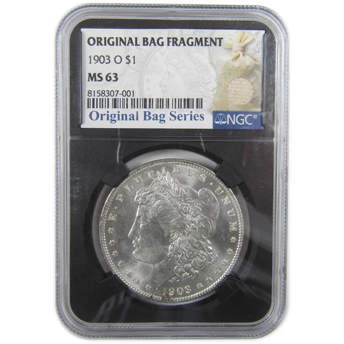 1903 O Morgan Dollar MS 63 NGC Silver Original Bag Fragment SKU:I18145