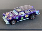 Vintage Hot Wheels Redline 1970 EPIC Purple Classic Nomad - FLOWER POWER! NR!