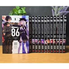 86 Eighty Six Complete Light Novel Series Vol 1–13 English Version Books