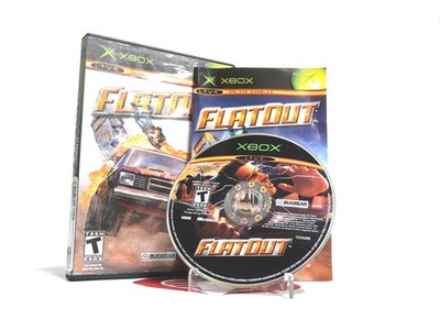 XBOX FLATOUT CIB Disk Manual & Case 2005