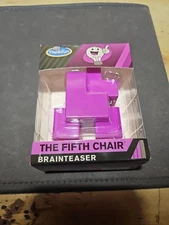 ThinkFun Pocket Brainteaser Puzzle Game and STEM Toy The Fifth Chair (NEW)