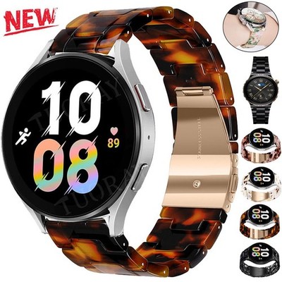 Resin Armband 20/22mm Uhrenarmband für Samsung Galaxy Watch 7 6 5 4 3 Classic 2