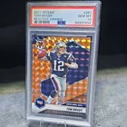 Panini 2021 Mosaic Super Bowl MVPs Tom Brady #281 Reactive Orange PSA 10