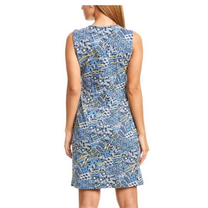 J. McLaughlin Talavera Devon patterned sheath dre… - image 3