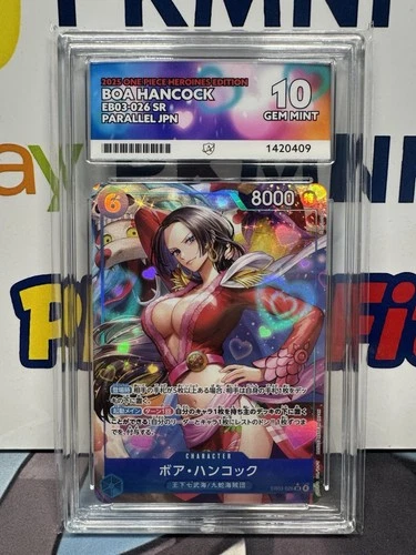 One Piece CCG TCG Boa Hancock EB03-026 SR Alternate Art Ace 10 Japanese