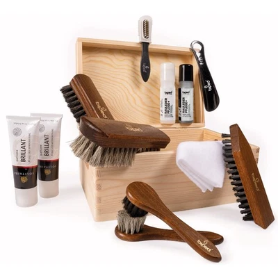 Schuhputzset gefüllt Schuhputzkiste Schuhputzkasten Schuhpflege Allround z2408 - Bild 1 von 4